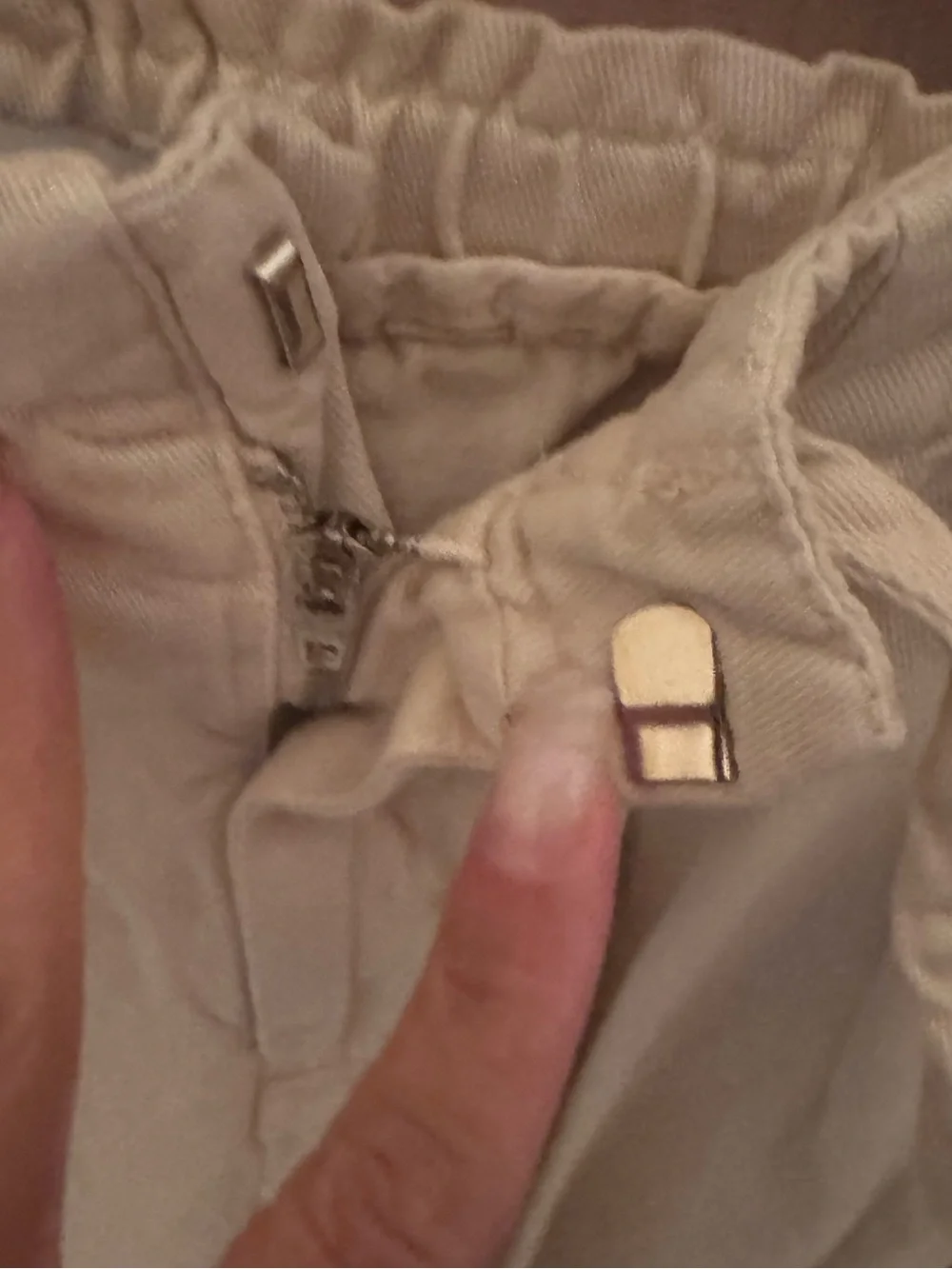 ZARA Kids Girl Beige Cargo Pants Size 11-12 Utility Pants